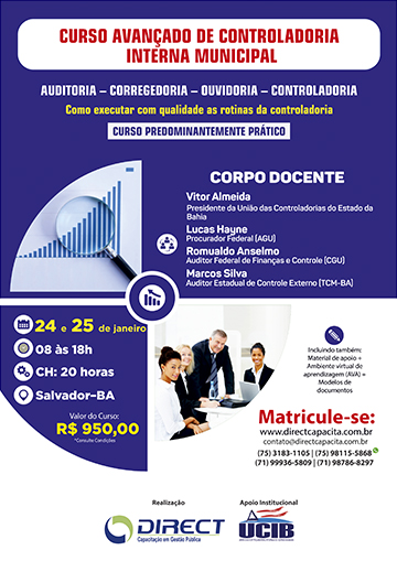 Curso Avançado de Controladoria Interna Municipal
