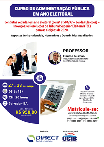 Curso de Administração Pública em Ano Eleitoral
