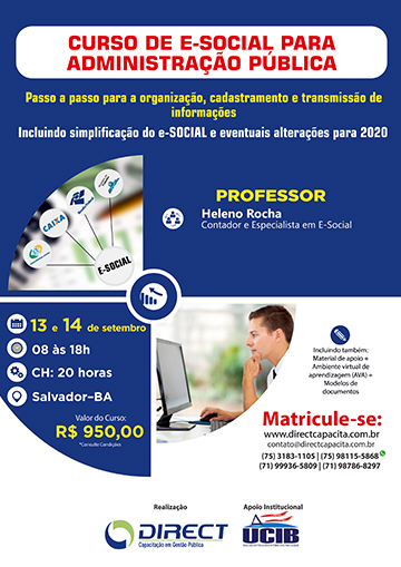 Curso de E-Social para Administração Pública
