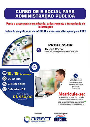 Curso de E-Social para Administração Pública
