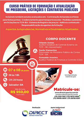 Curso Prático de Formação e Atualização de Pregoeiro, Licitações e Contratos Públicos
