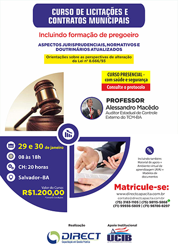 Curso de Licitações e Contratos Municipais
