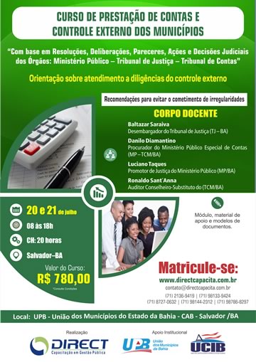 Prestação de Contas e Controle Externo dos Municípios