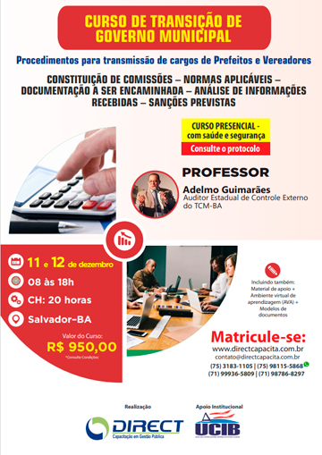 Curso de Transição de Governo Municipal
