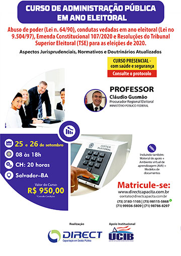 Curso de Administração Pública em Ano Eleitoral
